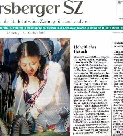 Unsere Drachen auf der Titelseite der „Ebersberger SZ”