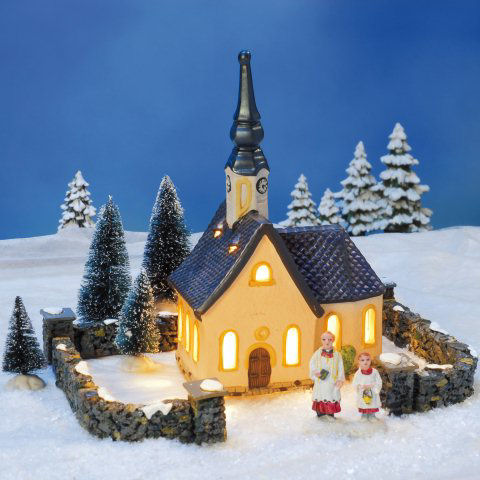 Lichthäuser Weihnachtsdeko „Kapelle in Weißensee bei Füssen”