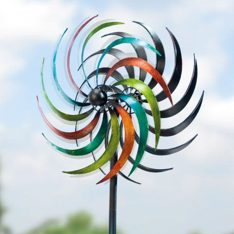 Windrad „Regenbogen”, Windspiel Gartendekoration