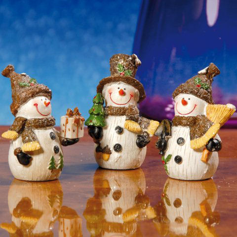 Weihnachtsfiguren „Schneemänner” zur Weihnachtsdekoration