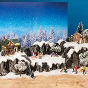 Lichthäuser Podest „Winterlandschaft”, Weihnachtsdeko