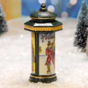 Lichthäuser Miniatur Weihnachtsdeko „Litfasssäule”