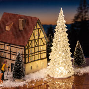 LED Kristall-Baum, Weihnachtsdeko mit wechselnden Farben