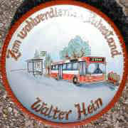 Jubiläumsteller Stadtbus
