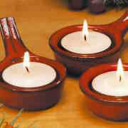 Teelicht-Pfännchen, 3er-Set