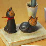 Schreibtisch-Set &bdquo;Katzen&rdquo;