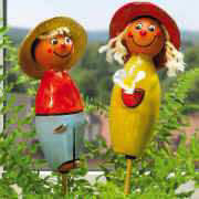Blumenstecker &bdquo;Lisa&rdquo; und &bdquo;Toni&rdquo;