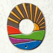 51130 Haus-Nummer Sonne, Höhe 20 cm, Breite 14 cm