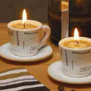 Espresso-Tassen 2er-Set mit Duftwachs