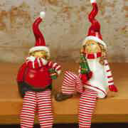 Winterkinder-Kantenhocker 2er-Set