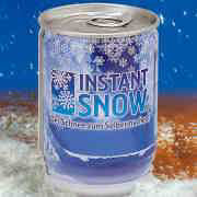 Kunstschnee in der Dose
