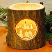 Astholz-Leuchter Winterlandschaft