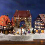 Stadt mit Tor