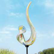 Glas-Stele &bdquo;marmoriert&rdquo;