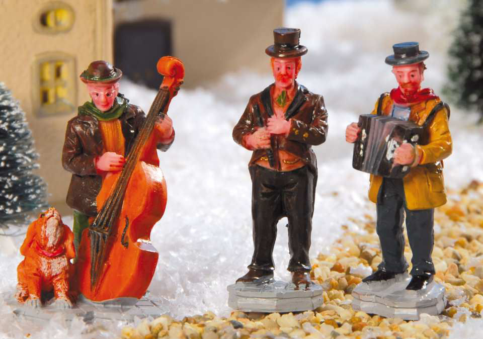 Lichthäuser Miniaturfiguren Set „Straßenmusiker”