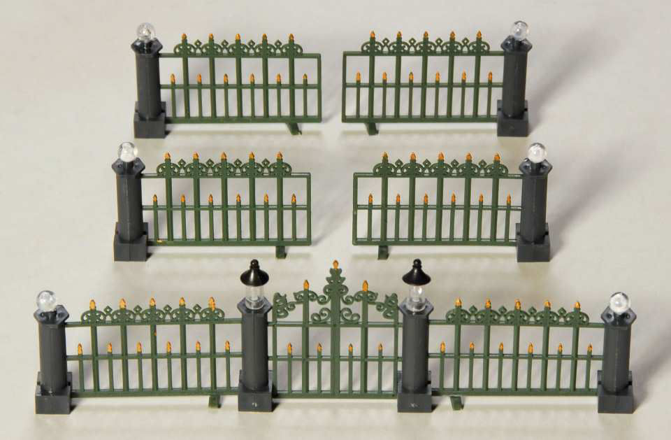 Miniatur Gartenzaun, Lichthäuser Weihnachtsdeko