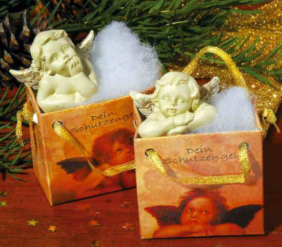 Raphael-Engel in Geschenktüte, 2er-Set
