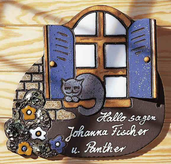 Fenster mit Katze