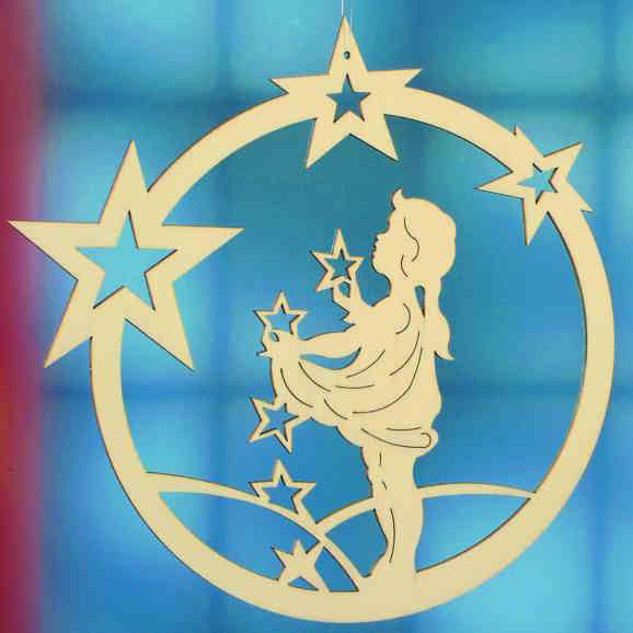 Fensterbild Sterntaler