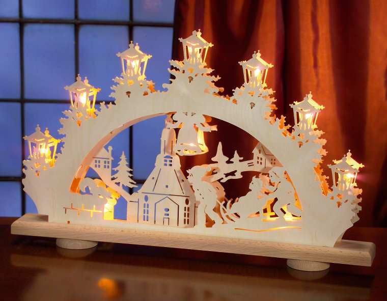 Erzgebirgischer Lichterbogen Seiffener Weihnacht
