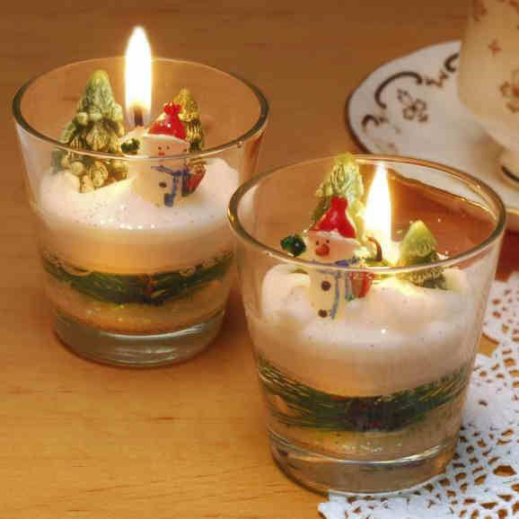 Weihnachtiche Landschaft 2er-Set