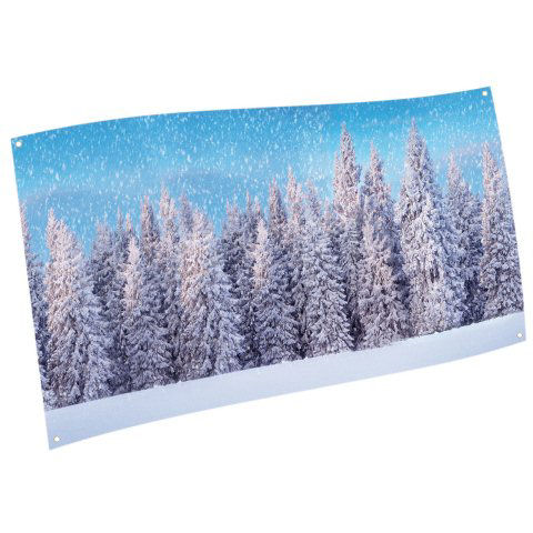 Fototuch „Winterwald”, Lichthäuser Hintergrundkulisse