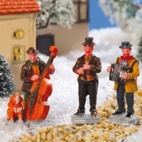 Lichthäuser Miniaturfiguren Set „Straßenmusiker”