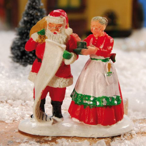 Lichthäuser Miniaturfiguren „Weihnachtsmann”