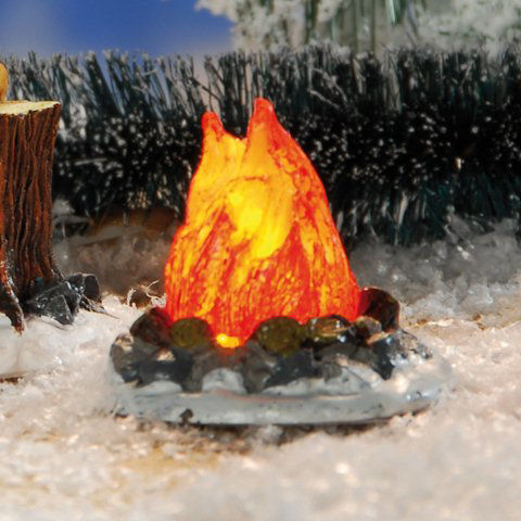 Lichthäuser Miniatur Weihnachtsdeko „Lagerfeuer”
