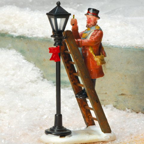 Lichthäuser Miniaturfigur „Nachtwächter mit Leiter”
