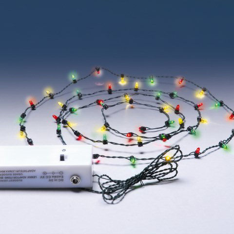Lichthäuser Miniatur Weihnachtsdeko LED Lichterkette