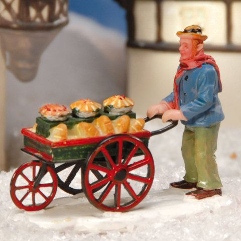 Lichthäuser Miniaturfigur „Bäcker mit frischen Brötchen”