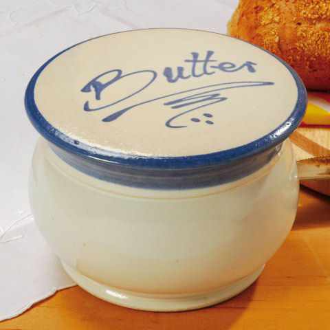 Buttertopf „Nordia”, Wasserbutterdose mit Salzwasserbad
