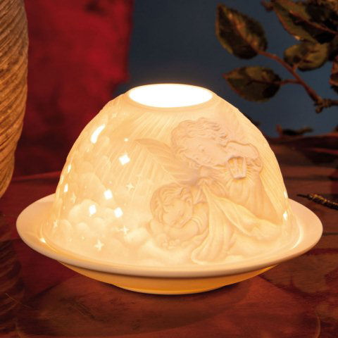 Dome Light Porzellan-Windlicht „Schutzengel”