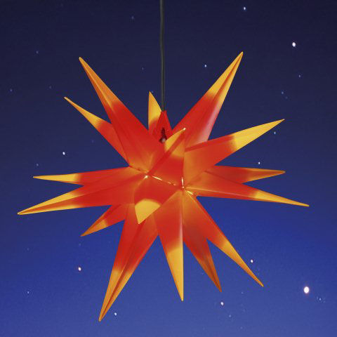 Leuchtstern Taurus, Weihnachtsdeko in 3D-Optik