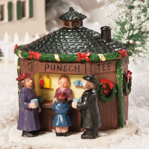 Lichthäuser Weihnachtsdeko Marktstand „Punsch”