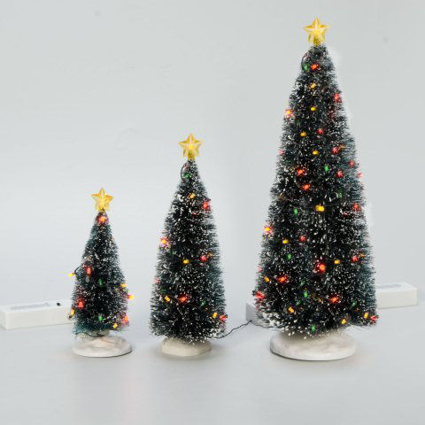 HNY 5 Miniatur seltene Weihnachtspyramide tannenbaum h 7,5  cm 