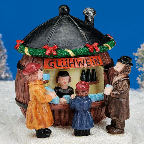 Lichthäuser Weihnachtsdeko, Kleiner Marktstand „Glühwein”