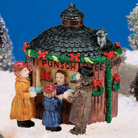 Lichthäuser Weihnachtsdeko, Kleiner Marktstand „Punsch”