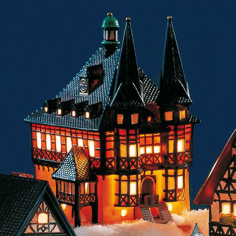 Keramik Lichthaus Weihnachtsdeko „Altes Amt Wernigerode”