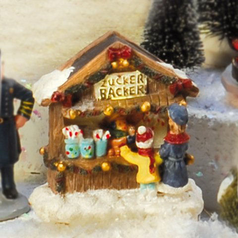 Lichthäuser Weihnachtsdeko Marktstand „Zuckerbäcker”
