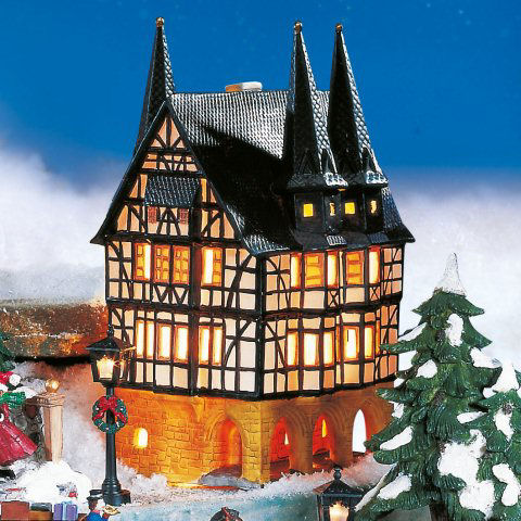 Keramik Lichthaus Weihnachtsdeko „Rathaus Alsfeld”