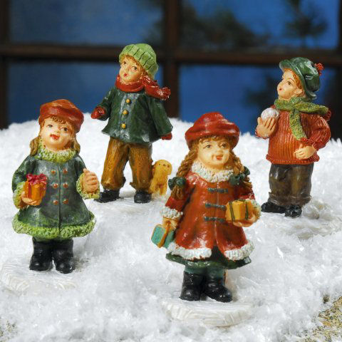 Lichthäuser Miniaturfiguren Set „Kinder”