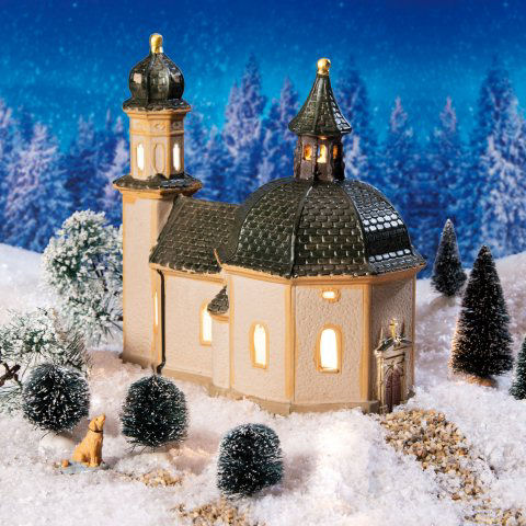 Lichthäuser Weihnachtsdeko „Seekirche in Tirol”