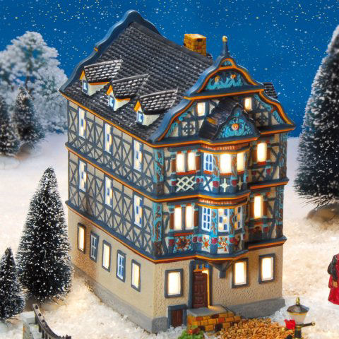 Keramik Lichthaus Weihnachtsdeko „Killinger Haus”