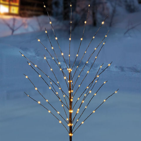 Stilvoller Lichterbaum, Weihnachtsbeleuchtung mit 100 LED´s