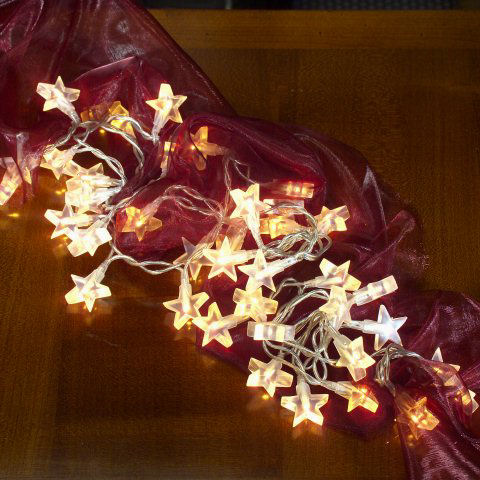 LED Lichterkette „Sterne”, Weihnachtsdeko, 40 Lichter