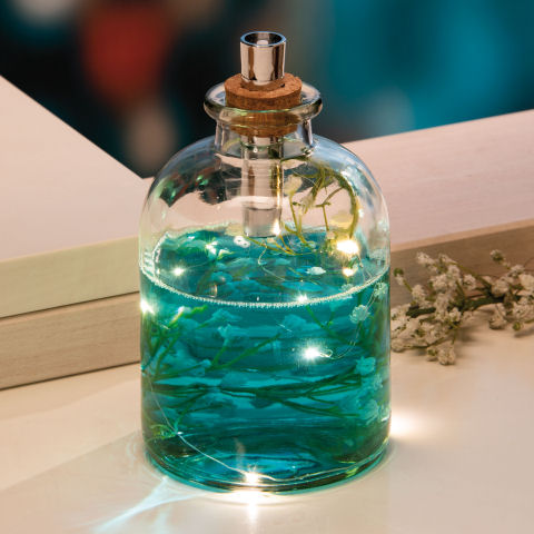 Tischlampe „Sommer”, Tischbeleuchtung in Flaschenform