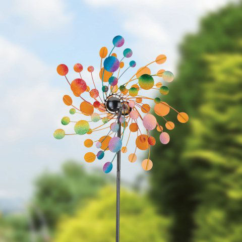 Windspiel „Konfetti”, Beetstecker zur Gartendekoration