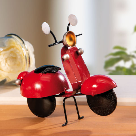Miniatur Deko-Objekt „Motorroller Bella Italia”